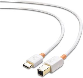 img 4 attached to 🔌 Кабель Cable Matters 6,6 фута USB C для принтера (USB C к USB B кабель, USB B к USB C кабель) для увеличения совместимости с принтерами, MIDI-контроллерами, MIDI-клавиатурами и не только - белый, 6,6 фута