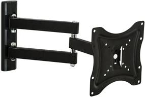 img 4 attached to 📺 Mount-It! MI-2041L TV Wall Mount Bracket: Full Motion Corner Bracket for 23-42 inch LCD LED Plasma TVs - Swivel, Tilt, VESA 200, Max 66 Lb Capacity