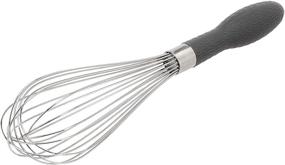 img 3 attached to Gray 3-Piece Stainless Steel Wire Whisk Set by Amazon Basics