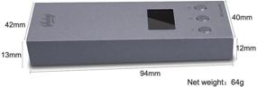 img 2 attached to 🎧 Sabaj Da3 Portable USB DAC & Headphone Amplifier: SABRE9018Q2C OLED Screen, DSD512, 32bit/768kHz