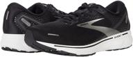 👟 women's brooks ghost black ebony size 10.5 shoes logo