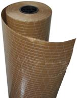 📦 plasticover reinforced kraft floor protection paper, pcp360200, brown, 36" wide x 200' long - plastic coated with fiberglass threading logo