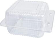 🥪 individual disposable sandwiches - containers - 5 pack (3x4.7x2.8 inches) logo