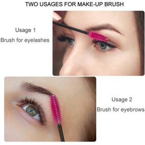 img 1 attached to Disposable Eyelash Mascara Brushes Extension Tools & Accessories