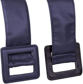 img 1 attached to Samtree Adjustable Polyester Square Buckle Women's Accessories in Belts