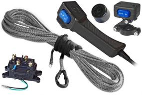 img 2 attached to 🏍️ SE35 ATV Stealth Winch Kit - 3500 lb. Capacity, Black by KFI Products