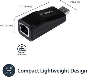 img 3 attached to 🔌 StarTech.com USB 3.0 к адаптеру сети Gigabit Ethernet NIC - Адаптер USB к Ethernet LAN высокой скорости - USB к RJ45 (USB31000NDS)