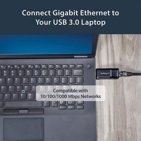 img 1 attached to 🔌 StarTech.com USB 3.0 to Gigabit Ethernet NIC Network Adapter - High Speed USB to Ethernet LAN Adapter - USB to RJ45 (USB31000NDS)