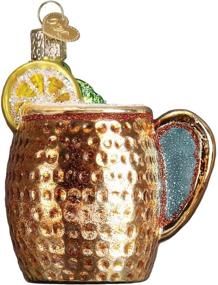 img 4 attached to 🍺 Handcrafted Glass Moscow Mule Mug Ornament - Old World Christmas (32273)