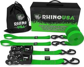 img 4 attached to Комплект ремней с храповым механизмом RHINO USA