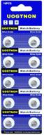 sr616sw watch battery button 10 pack logo