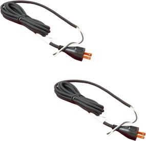 img 1 attached to 🔌 Dewalt DW130/DW411/DW303M Replacement Power Cord - 2 Pack, 8-Ft Length, 18 Gauge, 2-Wire - Part # 330072-98-2pk