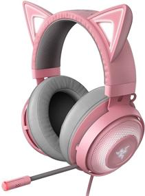 img 4 attached to 🐱 Получите идеальный геймерский опыт с розовым котом Razer Kraken (восстановленный)