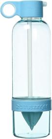 img 3 attached to Citrus Zinger Sip: 28 oz. Blue Active Infusion Water Bottle by Zing Anything