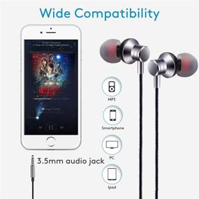 img 2 attached to 🎧 High-quality Wired Earbuds with Microphone and Noise Isolation - Empsun Stereo Bass Earphones for Smartphones, Tablets, iPods, iPads, MP3 Players - Compatible with 3.5 mm Interface