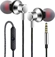 🎧 high-quality wired earbuds with microphone and noise isolation - empsun stereo bass earphones for smartphones, tablets, ipods, ipads, mp3 players - compatible with 3.5 mm interface logo