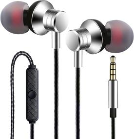 img 4 attached to 🎧 High-quality Wired Earbuds with Microphone and Noise Isolation - Empsun Stereo Bass Earphones for Smartphones, Tablets, iPods, iPads, MP3 Players - Compatible with 3.5 mm Interface