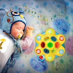 img 1 attached to 🌙 Happkid Baby Crib Toys with Colored Projections and Magical Lightshow – Baby Soother Lights for Ages 0+ Months
