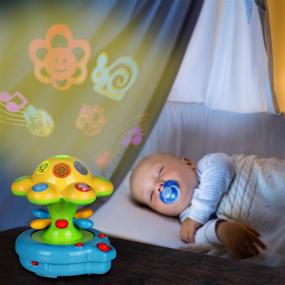 img 2 attached to 🌙 Happkid Baby Crib Toys with Colored Projections and Magical Lightshow – Baby Soother Lights for Ages 0+ Months