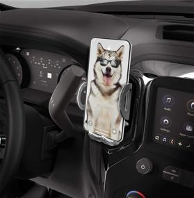 img 2 attached to 🐺 Husky Liners 87000: The Ultimate Gray Claw Mount Phone Holder for Optimal Convenience