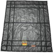 🚚 gladiator cargo nets: waterproof heavy duty truck cargo net tarp (mgw-100) - medium: 6.75' x 8' logo