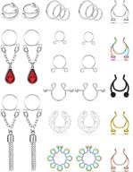 scerring stainless non piercing nipplerings piercing women's jewelry in body jewelry logo