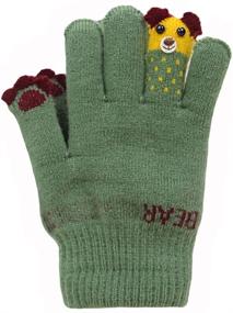 img 4 attached to 🧤 Stay Cozy and Warm with Kacota Knitted Fleece Winter Gloves - Perfect Boys' Accessories for Cold Weather