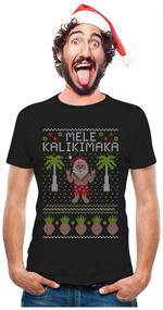 img 4 attached to 🎄 Hawaiian Christmas Sweater for Men - TeeStars Kalikimaka Clothing Shirts