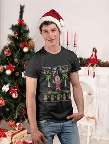 img 3 attached to 🎄 Hawaiian Christmas Sweater for Men - TeeStars Kalikimaka Clothing Shirts