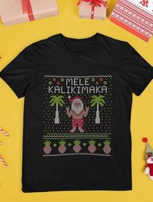 img 1 attached to 🎄 Hawaiian Christmas Sweater for Men - TeeStars Kalikimaka Clothing Shirts