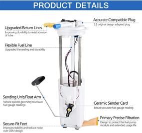 img 3 attached to 🔧 FAERSI Fuel Pump Assembly with Sensor | Replace# E3940M 19180091 | Compatible with Chevy Astro & GMC Safari 4.3L V6 (1997-1999)