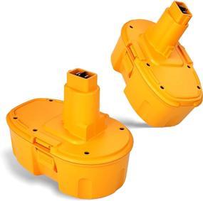 img 4 attached to High Capacity 4.0Ah DC9096 DC9098 Replacement Battery for Dewalt 18V Cordless Drill - 2 Pack