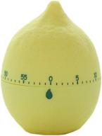 🍋 cute fruit cookie kitchen timer - novelty manual cooking timer for kitchen alarm & home desktop decor (lemon) logo