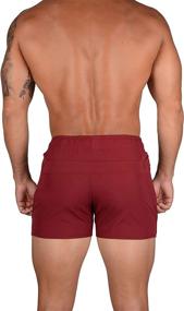 img 1 attached to 🏋️ YoungLA Men's Bodybuilding Gym Running Shorts 101: Superb Performance and Comfort for Active Men