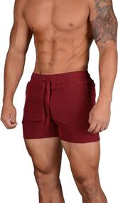 img 2 attached to 🏋️ YoungLA Men's Bodybuilding Gym Running Shorts 101: Superb Performance and Comfort for Active Men