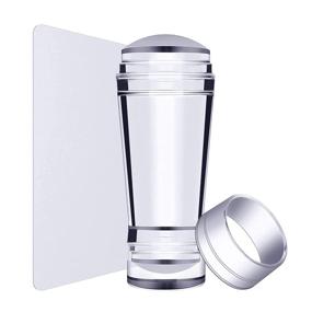 img 4 attached to Прозрачный маникюр силиконовый темплят для стемпинга