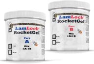 🚀 superior performance: lamlock rocketgel 25 minute epoxy for quick and reliable bonding logo