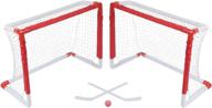 trademark innovations mini knee hockey goal set: 2 goals, 2 sticks and foam ball combo логотип