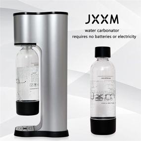 img 2 attached to JXXM Soda Maker: Your Home Carbonated Water Machine with 1L BPA Free Bottle