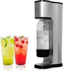 img 4 attached to JXXM Soda Maker: Your Home Carbonated Water Machine with 1L BPA Free Bottle