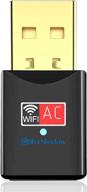 📶 blueshadow usb wifi adapter 600mbps - dual band 2.4g/5g mini wi-fi ac network card for windows xp vista/7/8/8.1/10 logo