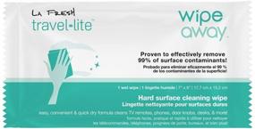 img 1 attached to 🧺 LA Fresh Wipe Away Hard Surface Cleaning Wipes - Pack of 50 Individually Wrapped 7x6" Wipes | Remove Up To 99.9% of Contaminants | Ideal for Doorknobs, Table Tops, Phones, Desks | Perfect for Travel or On-The-Go