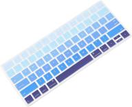 обложка allinside ombre blue для apple magic keyboard (mla22ll/a) с американской раскладкой логотип