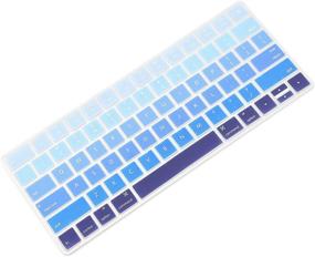 img 4 attached to Обложка Allinside Ombre Blue для Apple Magic Keyboard (MLA22LL/A) с американской раскладкой