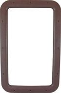 🚪 valterra a77013 brown carded interior entrance door window frame: upgrade your rv's aesthetic and functionality! logo