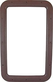 img 2 attached to 🚪 Valterra A77013 Brown Carded Interior Entrance Door Window Frame: Upgrade Your RV's Aesthetic and Functionality!