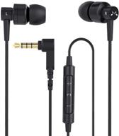 soundmagic es30c kids & women's earbuds - wired in-ear headphones with mic - noise isolating - bass driven sound - lightweight - anti-tangle - metal earphones - carrying bag included - extra sleeves - 3.5mm jack - black logo