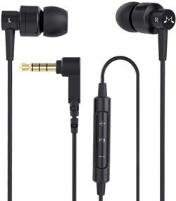 img 4 attached to SoundMAGIC ES30C Kids & Women's Earbuds - Wired In-Ear Headphones with Mic - Noise Isolating - Bass Driven Sound - Lightweight - Anti-Tangle - Metal Earphones - Carrying Bag Included - Extra Sleeves - 3.5mm Jack - Black