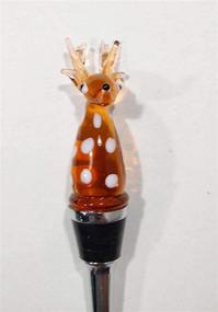 img 1 attached to 🦌 LS Arts Christmas Bottle Stoppers: Festive Reindeer and Snowman Designs