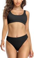 shekini womens cutout swimsuits ribbed logo